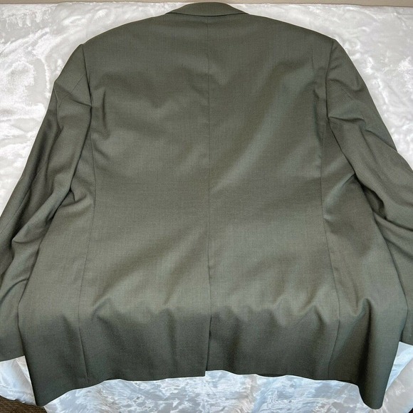 Brooks Brothers Brooksease Men's Green Wool Single Breasted Blazer - Picture 5 of 9